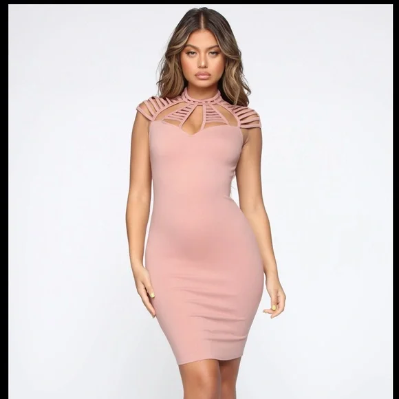 Fashion Nova Dresses Mauve Cut Out Bodycon Dress Poshmark
